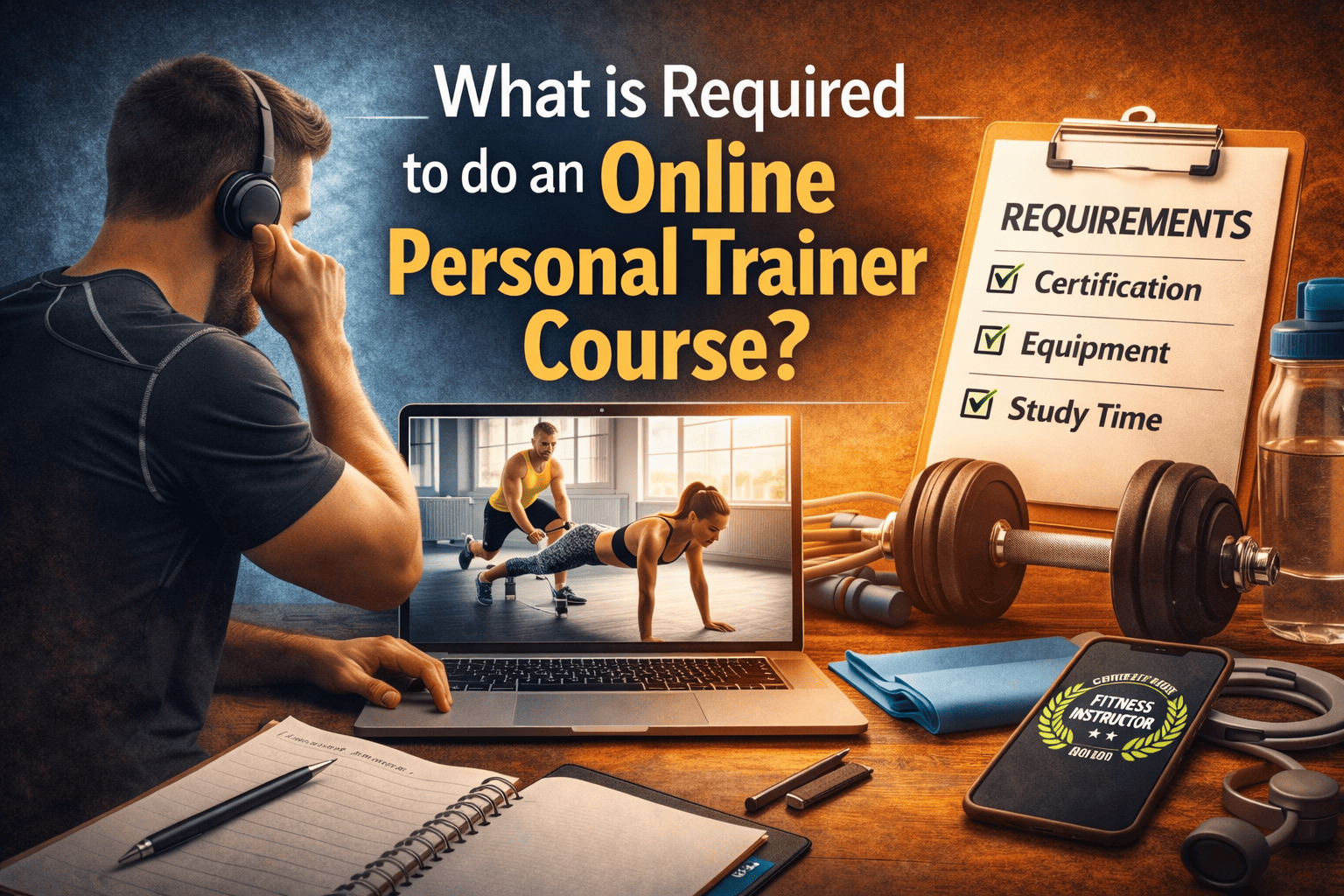 What is Required to do an Online Personal Trainer Course?